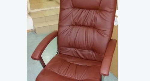 Обтяжка офисного кресла. Львовский